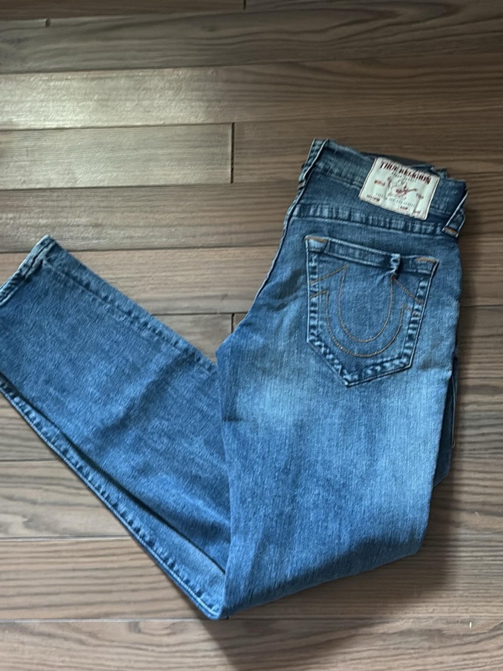 True Religion Blue Denim Jeans with Black Tags